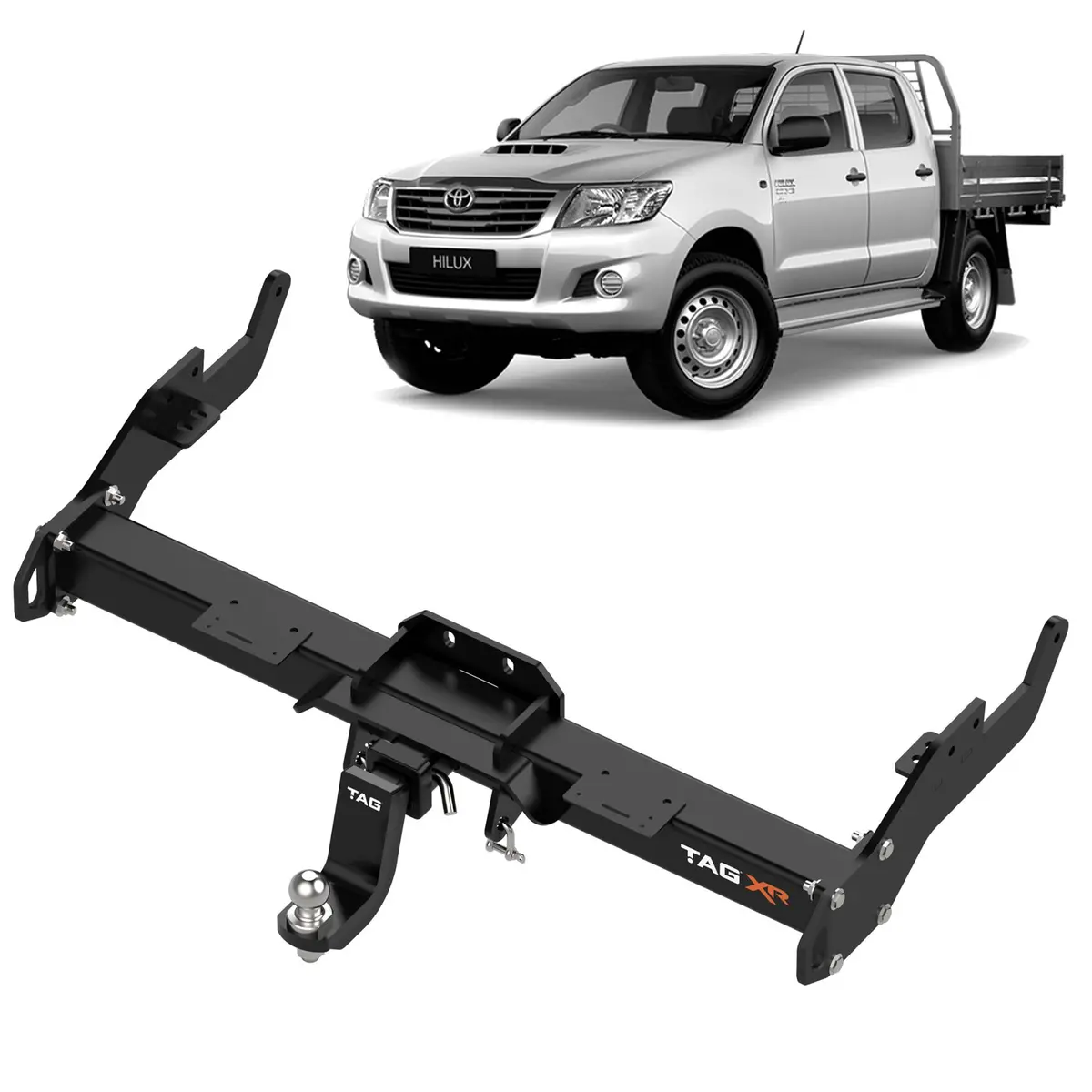 Tag 4X4 Recovery Towbar For Toyota Hilux (03/2005 - 09/2015) 1