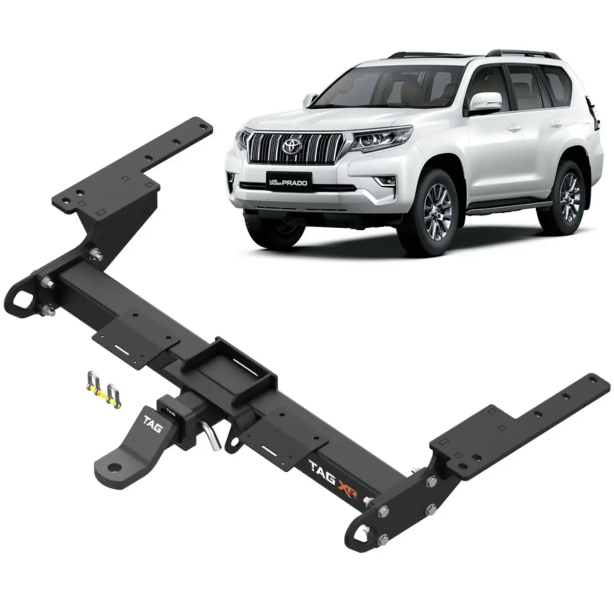 Tag 4X4 Recovery Towbar For Toyota Prado (08/2009 - On) 1