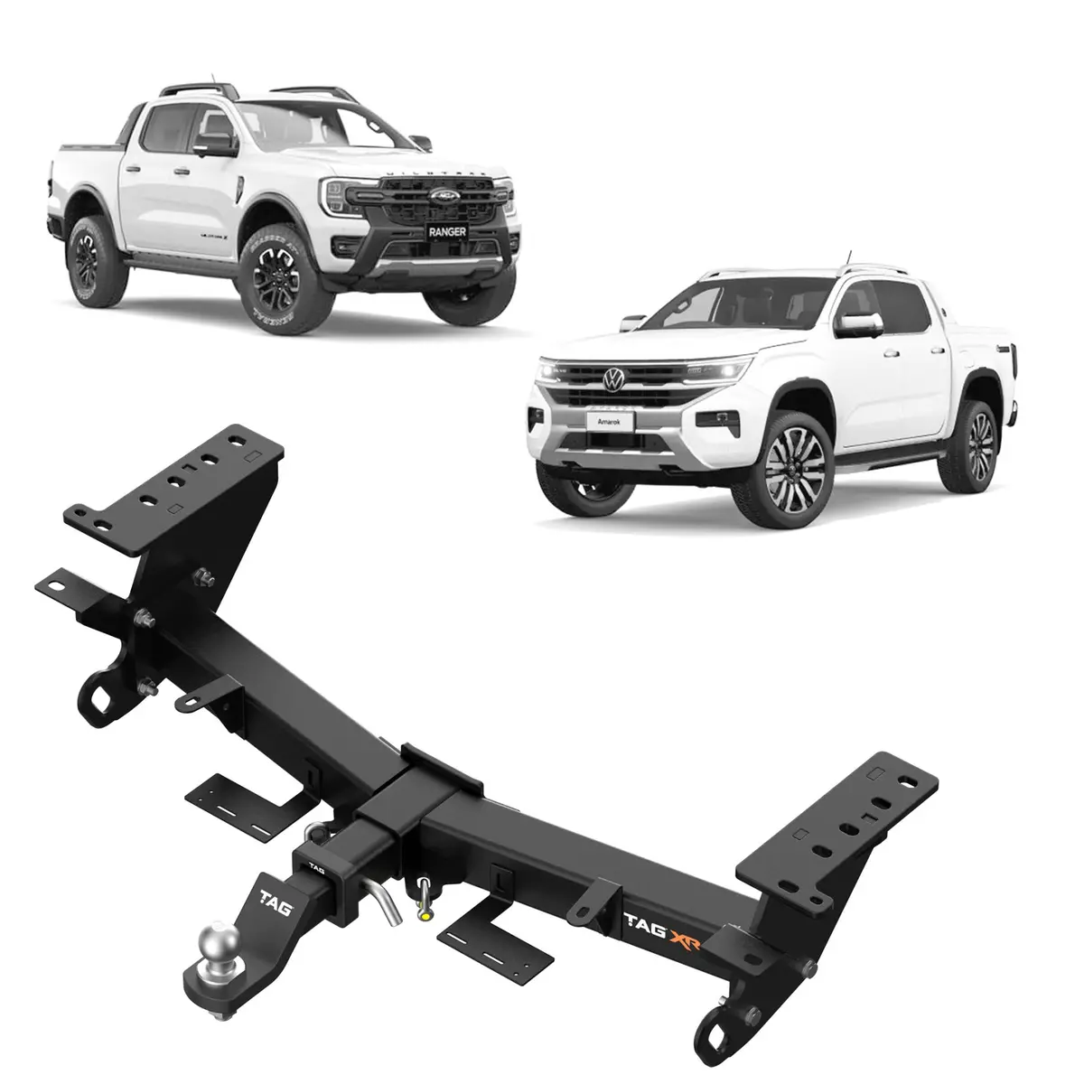Tag 4X4 Recovery Towbar For Next-Gen Ford Ranger (Styleside Ute 06/2022 - On) 1