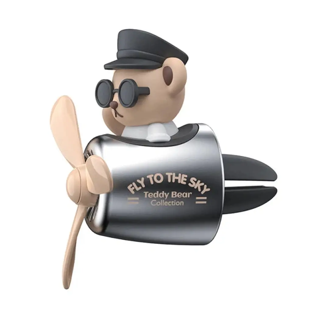 Teddy Bear Fan Air Freshener Ac Vent Clip 1