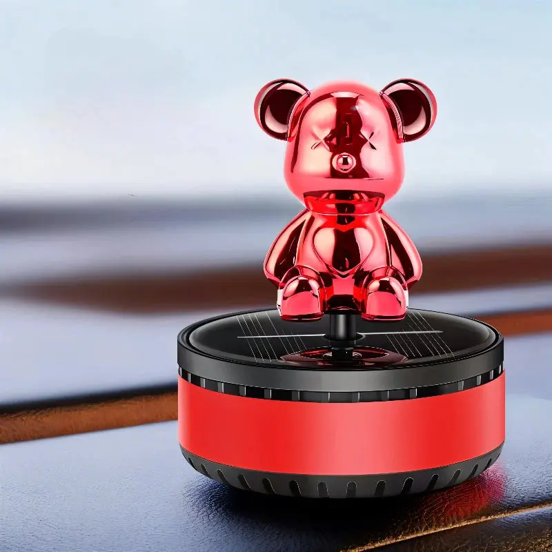 Teddy Bear Solar Rotating Air Freshener 3
