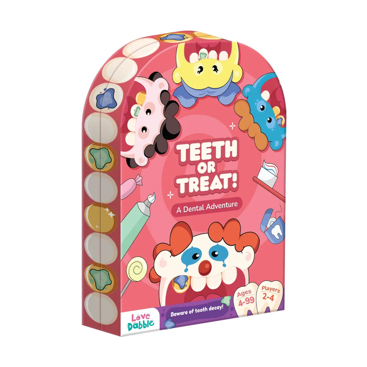 Love Dabble Teeth Or Treat! - A Dental Adventure 2-4 Player Board Game For Ages 4 Years And Up 1
