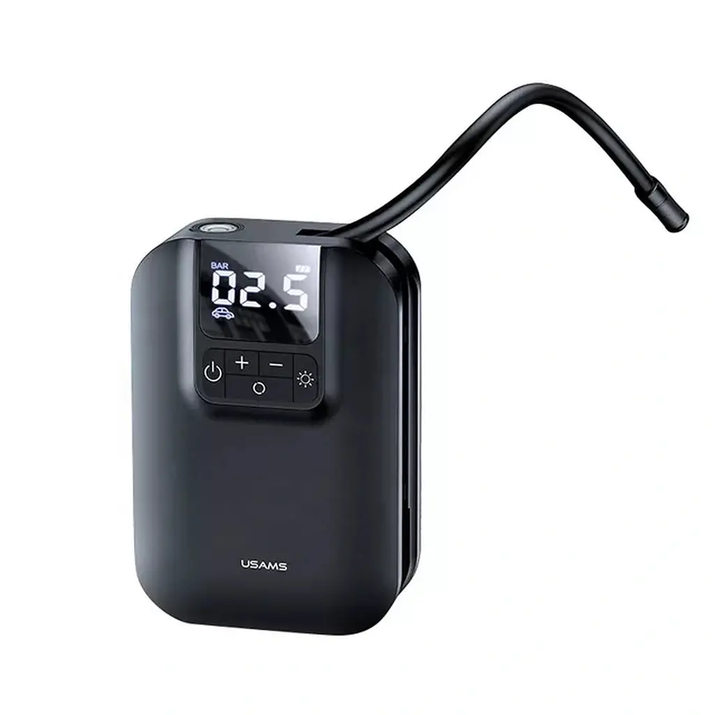 Usams Digital Air Pump Compressor And Tire Pressure Monitor 1
