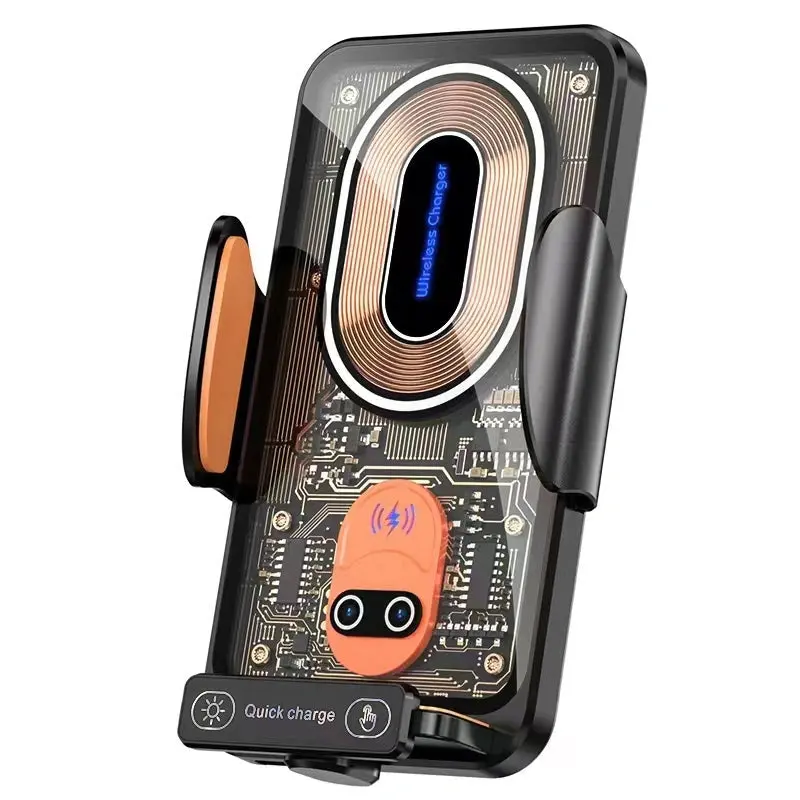 V88 Wireless Fast Charger Magnetic Sensor Mobile Holder 1