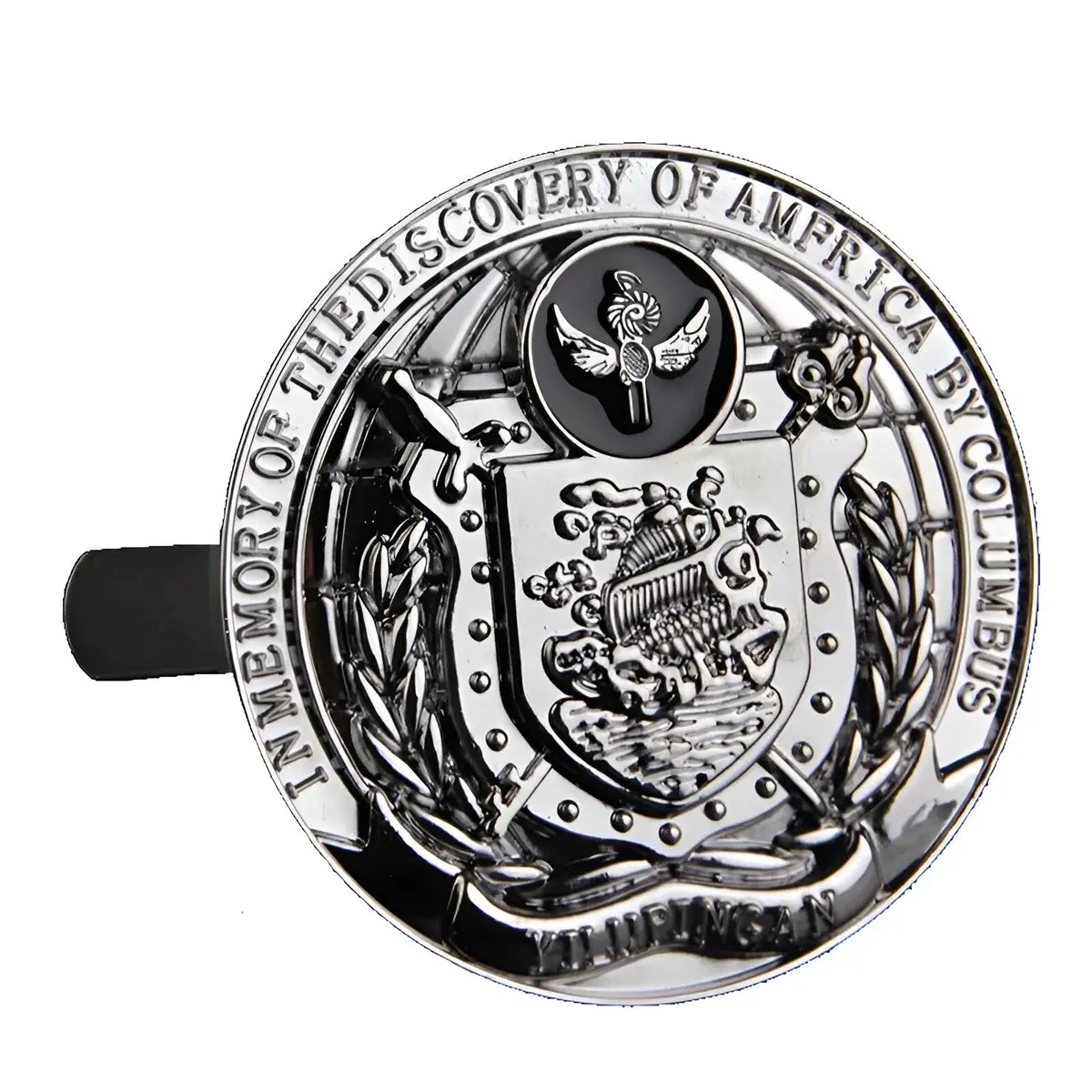 Vip Columbus 3D Car Grille Badge 1