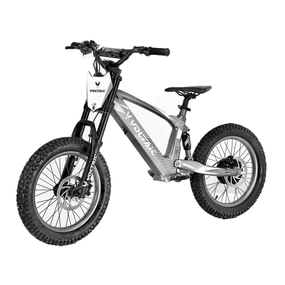 Youth Electric Dirt Bike 18'' Voltaic Flying Fox Gray 1