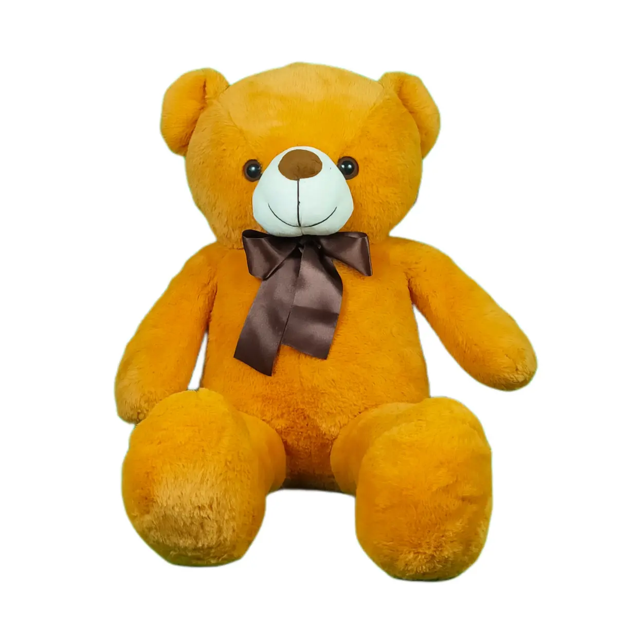 Play Hour Wolly The Teddy Bear Plush Soft Toy For Ages 3 Years And Up - Brown, 95Cm 1