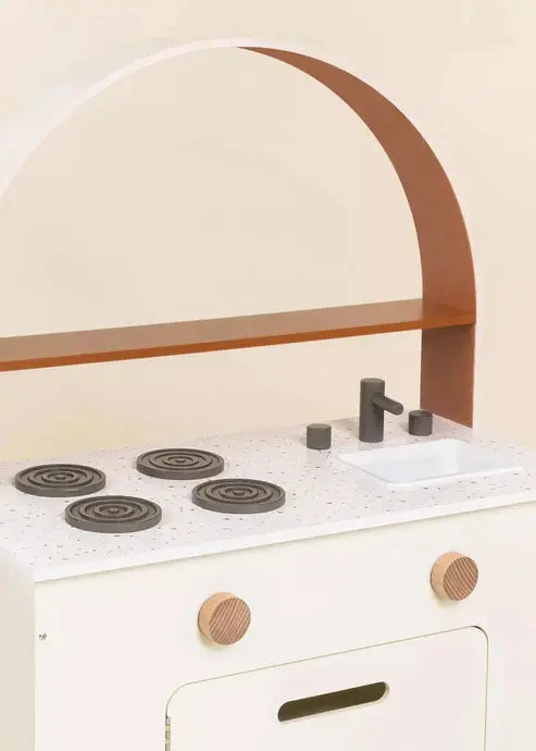 Kiddies Kingdom Wooden Play Kitchen Imaginative Play For Ages 3 And Above 1