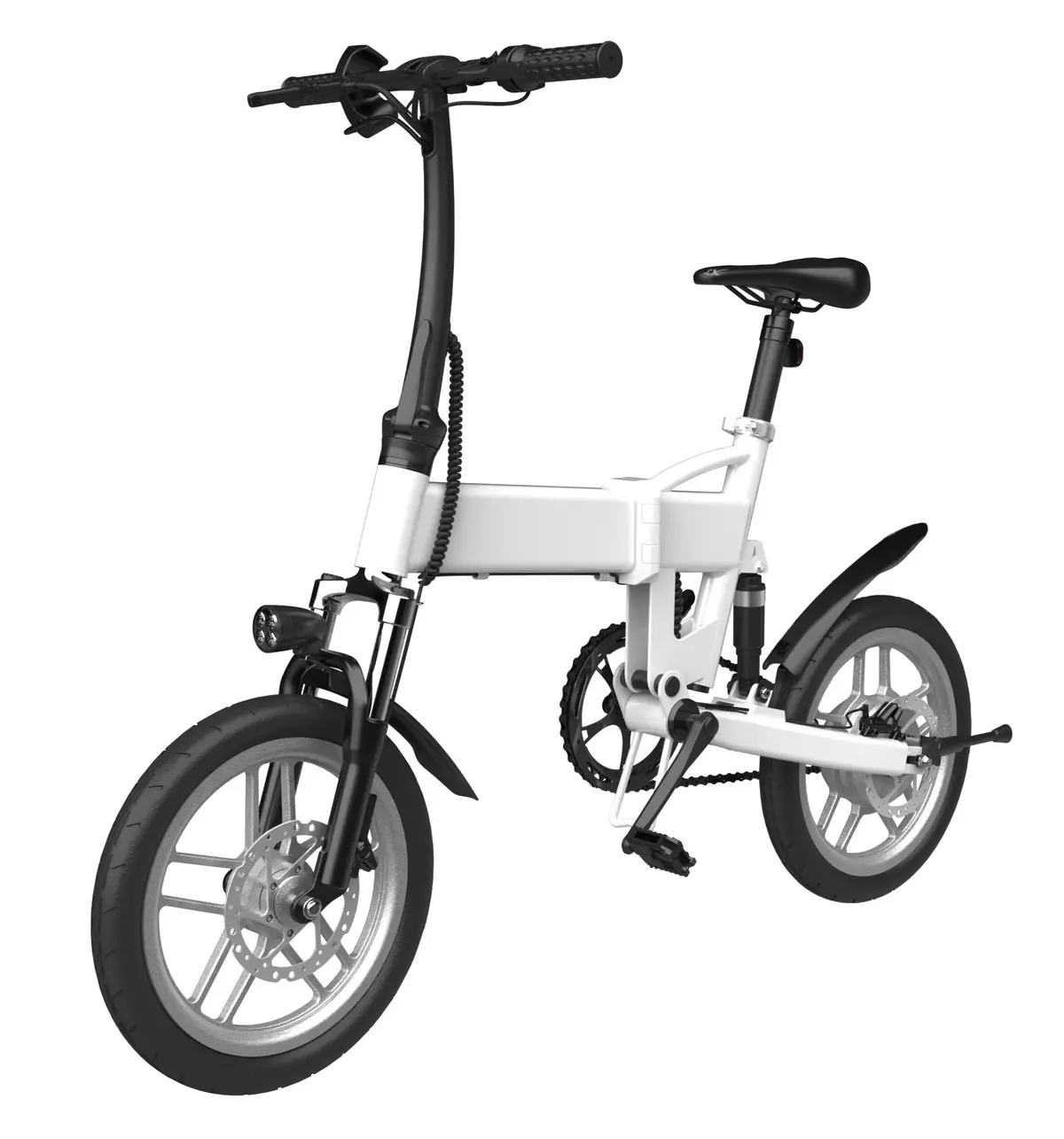 Glarewheel 16'' Folding Electric City Bike X3 White/Black Open Box(Good Price!) 1