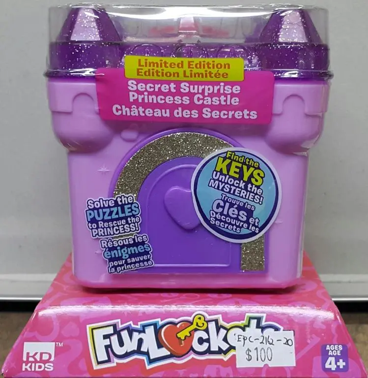 Kd Kids 67505 神秘驚喜小盒子 限量版 公主城堡的秘密驚喜 Fun Lockets Limited Edition Secret Surprise Princess Castle (Epc-2162-20 存 / Epc-2273-20 存) 1