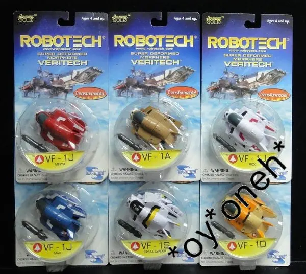 Toynami Robotech Super Deformed Morphers Veritech Vf-1J Rick Itizyou Hikaru Vf-1A Vf-1S Skull Leader Roy Focker Vf-1D Vf-1J Max Maximilian Jenius Vf-1J Miriya Milia Fallyna The Super Dimension Fortress Macross Valkyrie (Buy-16355-Spk) 1140944301 1