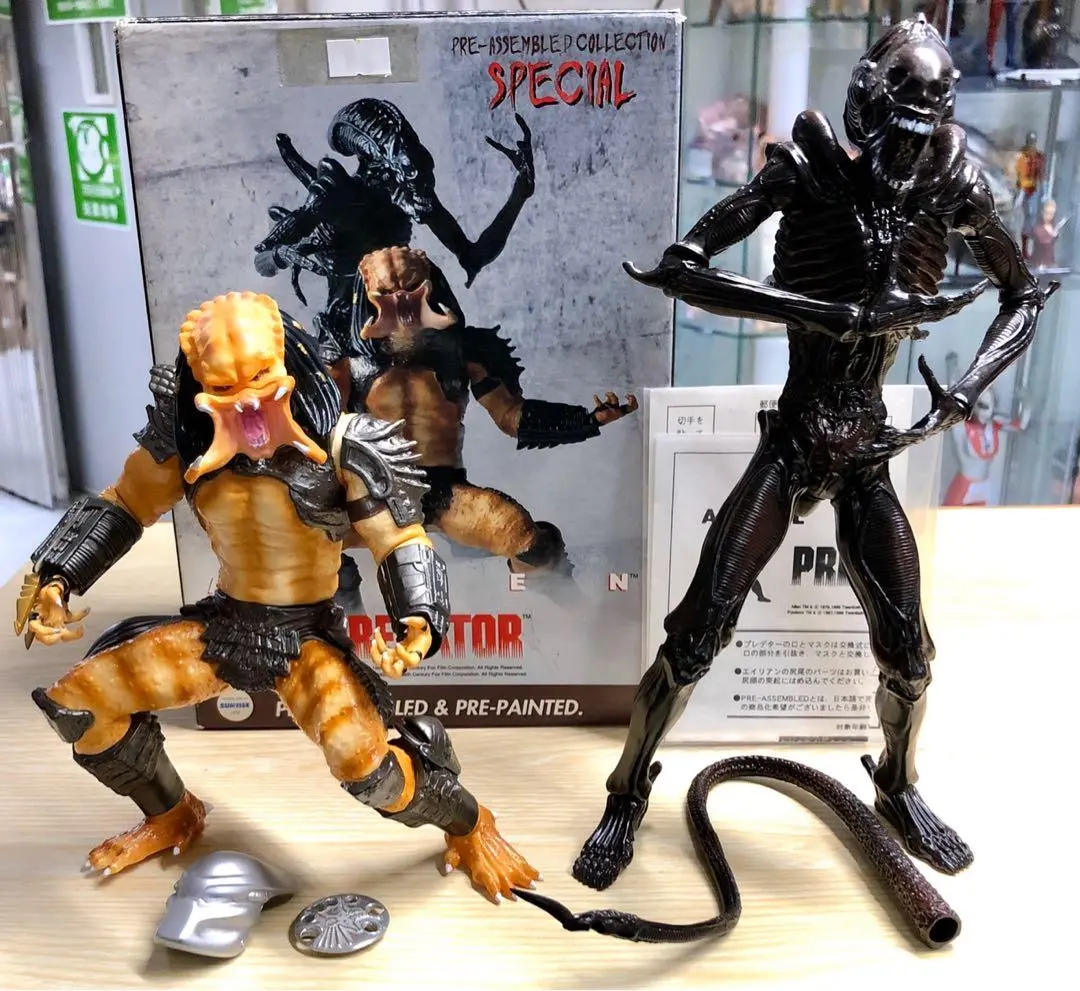 Medicom Pre-Assembled Pre-Painted Special Alien Vs Predator Non Scale Soft Vinyl Finished Model 異形 鐵血戰士 完成品 Piu-270 1