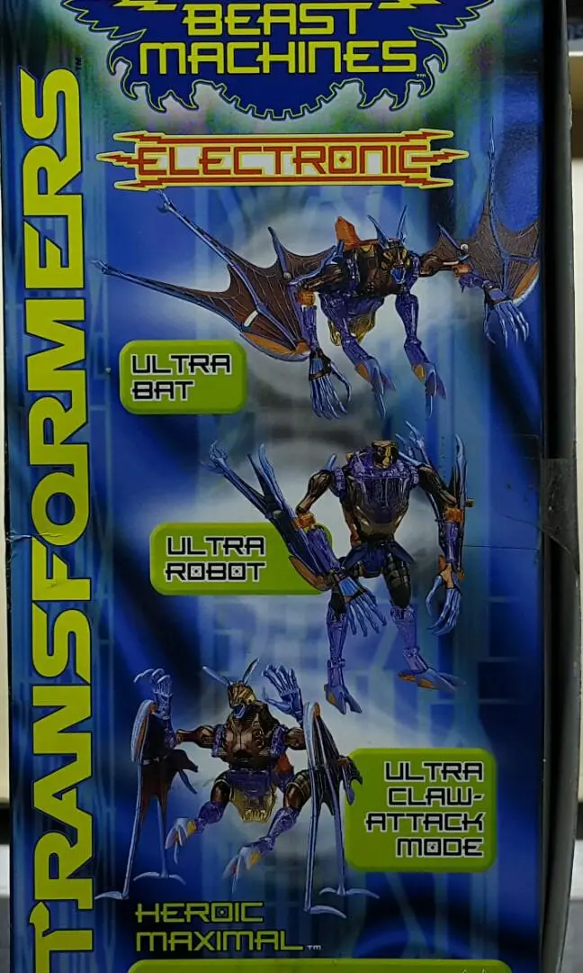 Hasbro 80494 變形金剛 特種變形金剛 密斯武 夜叫 蝙蝠 Transformers Beast Machines Ultra Class Heroic Maximal Nightscream Electronic Ultra Bat (Buy-Spk) 2
