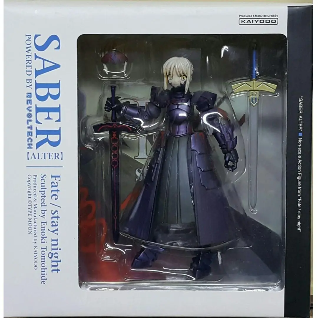 Kaiyodo 00236 轉輪科技 命運守護夜 黑saber Revoltech Fate Stay Night Saber Alter (Buy-Spk) 存 1