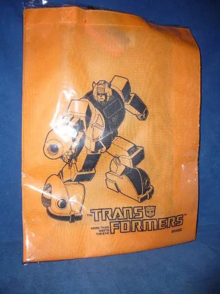 Hasbro 變形金剛 大黃蜂 橙色環保購物袋 Transformers Orange Color Bumblebee Shopping Bag 59006 (Piu-8) B12029869 1