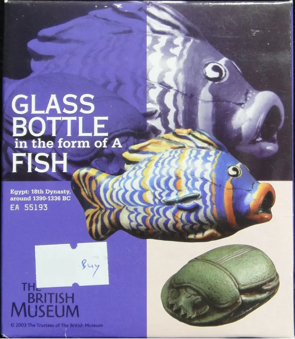 海洋堂 大英博物館 魚形玻璃瓶 Kaiyodo The British Museum No.11 Glass Bottle In The Form Of A Fish Ea 55193 (Buy) 1