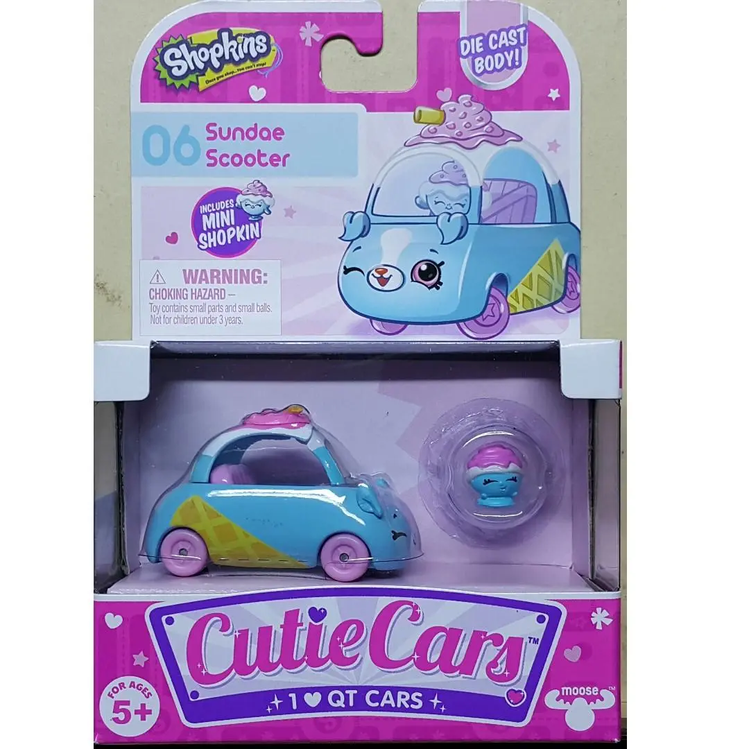 Moose 56580 Shopkins Cutie Cars 06 Sundae Scooter Die Cast Body (Epc-1432-10) L 1
