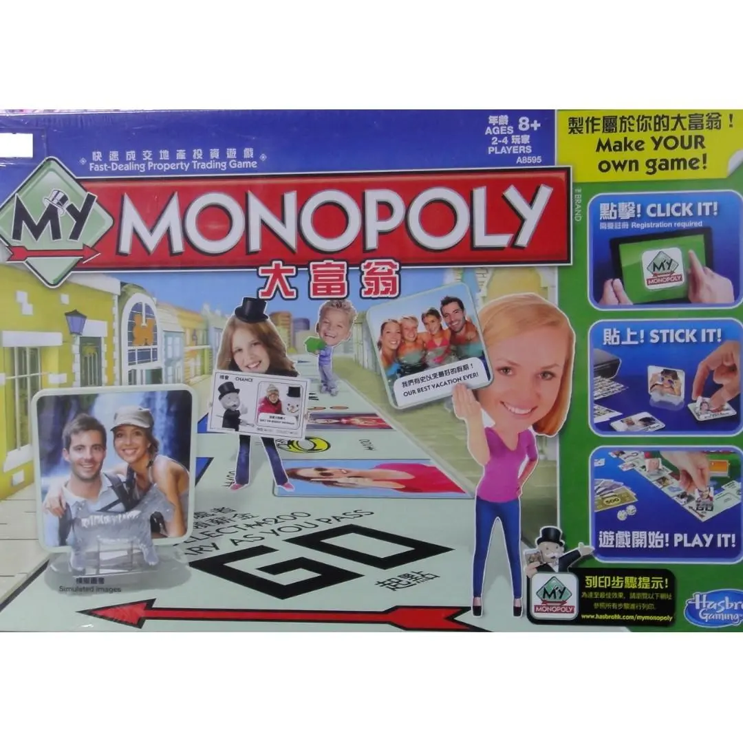 Hasbro 27230 My Monopoly 我的大富翁 快速成交地產投資遊戲 A8595 (Epc-436-75) 1