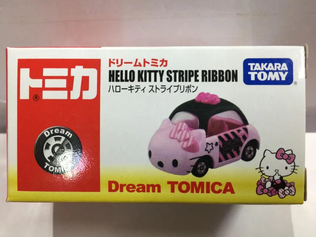 Takara Tomy Dream Tomica Hello Kitty Stripe Ribbon (49903) (C1028-9-49903) 1