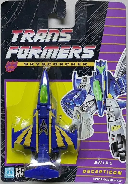 Hasbro 01124 變形金剛 Transformers G2 Decepticon Skyscorcher Snipe (Toy-379C-11) 存 1