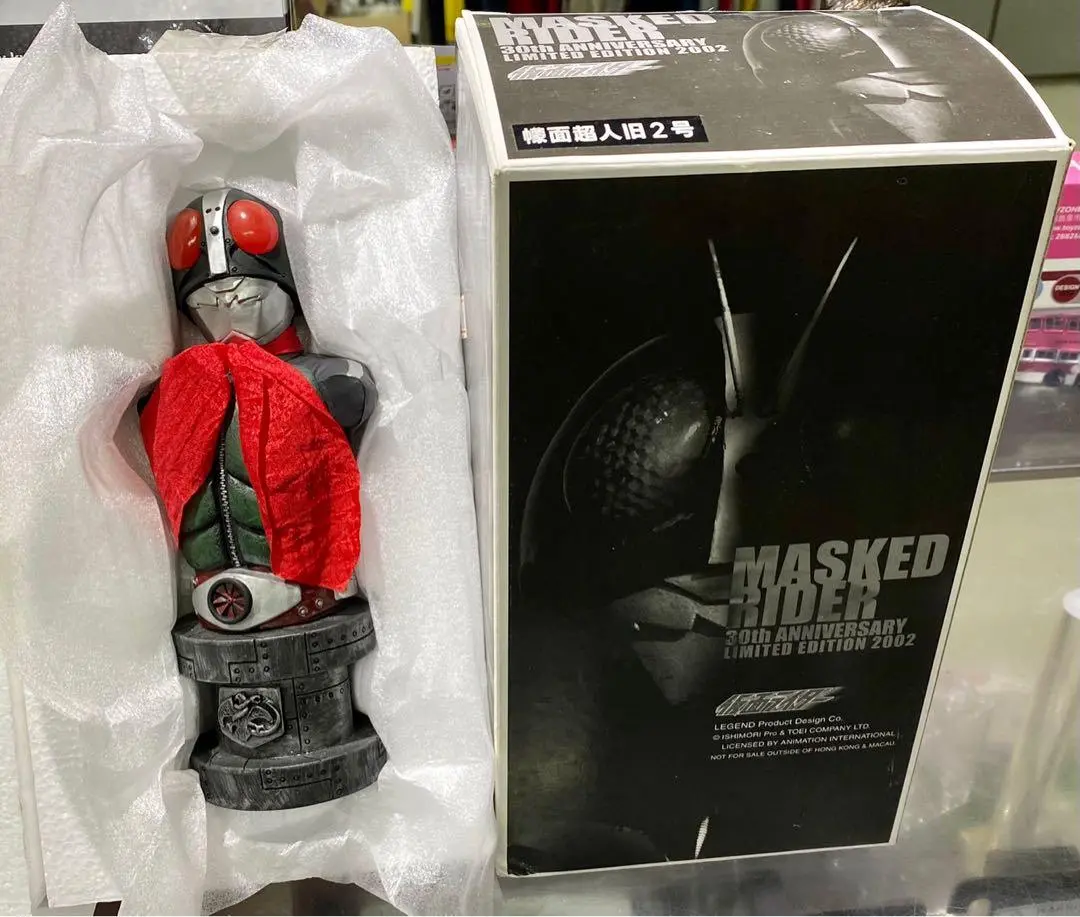 Legend 幪面超人 舊2號 陶瓷半身像 Masked Rider Old No.2 30Th Anniversary Limited Edition 2002 Resin Bust (Elt-23-60 店/Sa ) 1