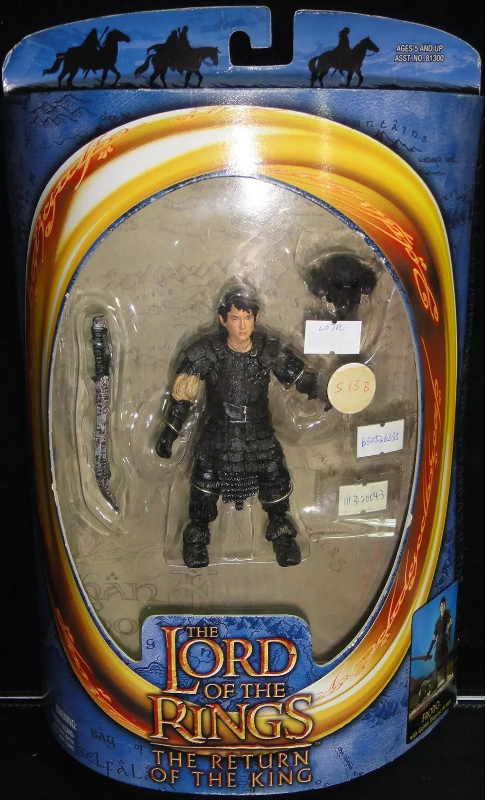 Toy Biz 魔戒三部曲 王者再臨 佛羅多巴金斯 伊力查活 The Lord Of The Rings The Return Of The King Frodo With Goblin Disguise Armor Elijah Wood (Lotr-81302) B30536235 1