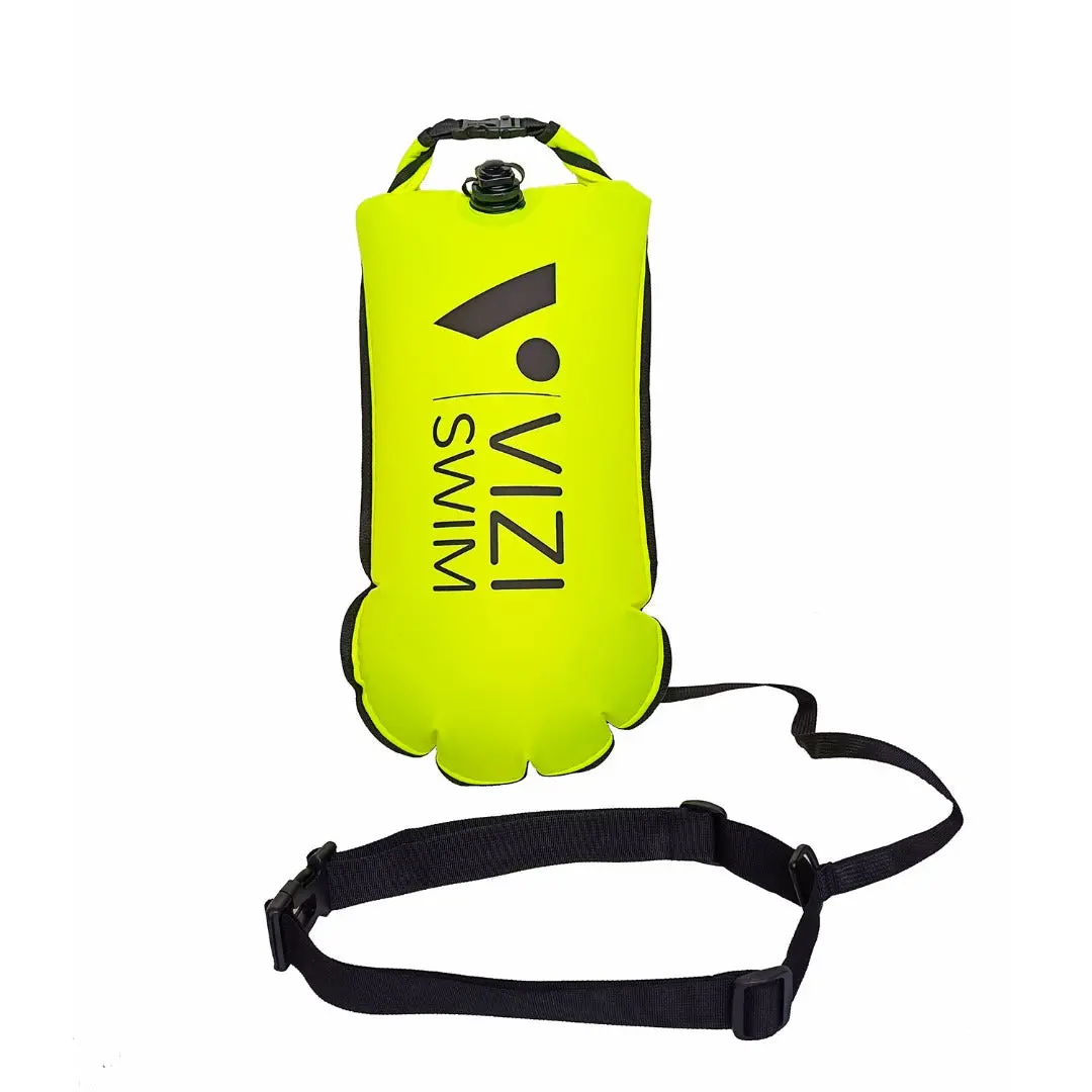 Vizi Swim Safety Buoy 28L Fluoro Green 1