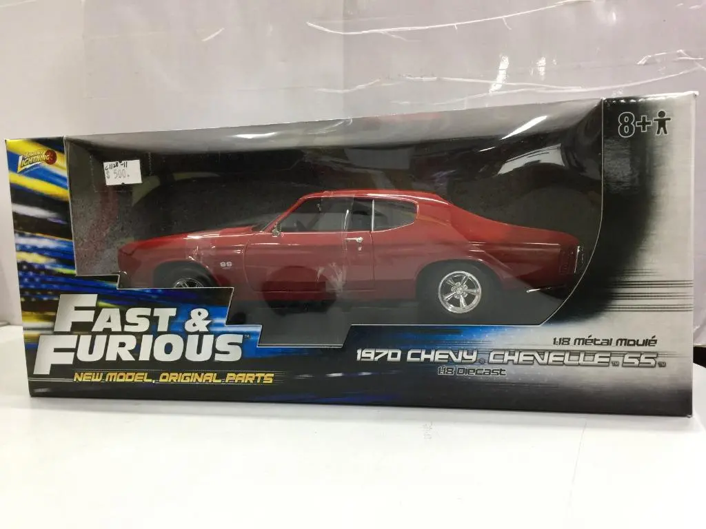 Johnny Lightning 1/18 Fast & Furious 1970 Chevy Chevelle Ss Red (39578) (C1128-11) 1
