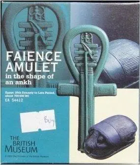 Kaiyodo 大英博物館 埃及彩陶 護身符 生命之符 Faience Amulet In Shape Of An Ankh Ea 54412 (Buy) 1