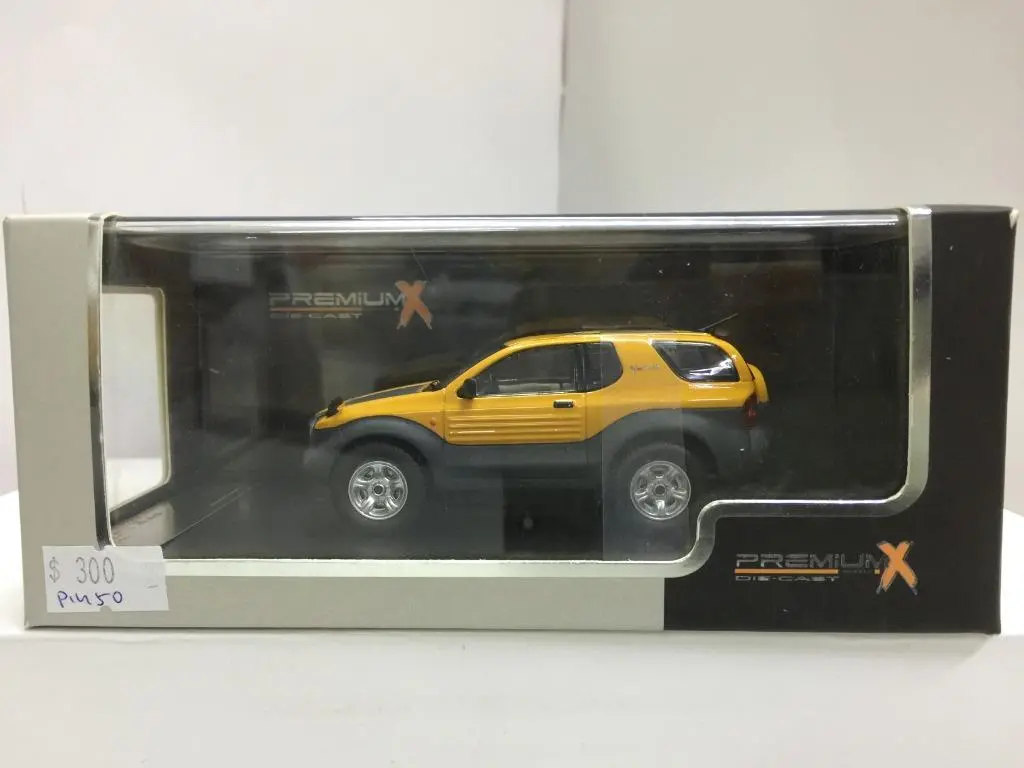 Premiumx 1/43 Isuzu Vehicross 1997 Yellow (Prd421) (70335) (Piu50) 1