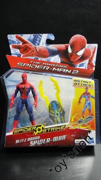 Hasbro 蜘蛛俠 Marvel The Amazing Spider-Man 2 Spider Strike Blitz Board Spider-Man Action Figure A5702 (Piu/Kw12-35) 1139377517 1