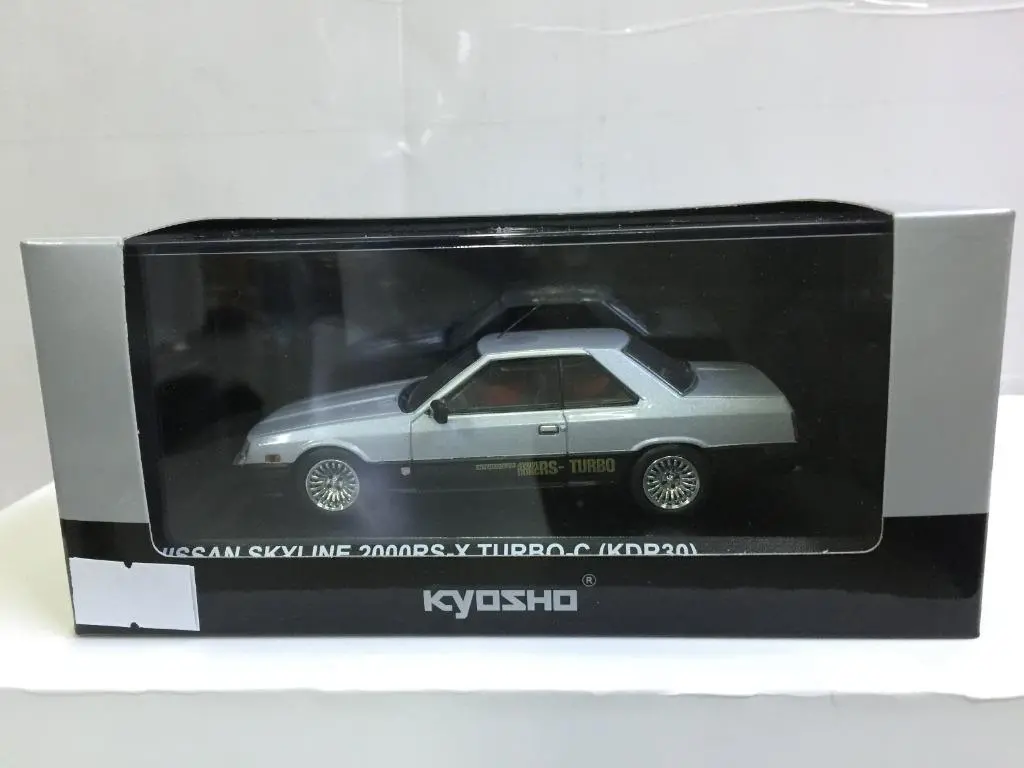 Kyosho 1/43 Nissan Skyline 2000Rs-X Turbo-C Kdr30 Silver Black (14521) (Piu50) 1