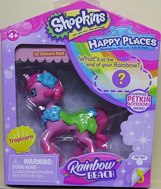 Moose 56841 Shopkins Happy Places Rainbow Beach Tropicorn (Epc-2288-12) 存 1