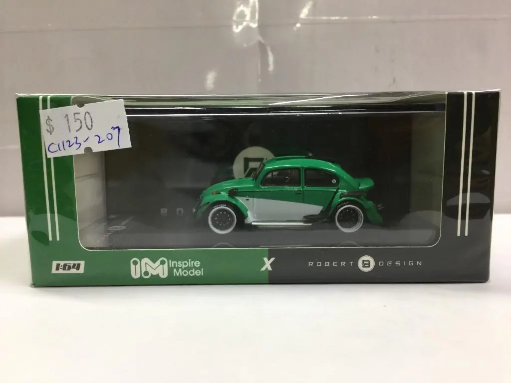 Inspire Model X Robert Design 1/64 Rwb Beetle Green With White Body Diecast (Lb64008g) (C1123-207) 1