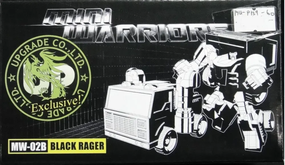 Upgrade Commander Exclusive Mini Warriors Mw-02B Black Rager (Piu-P139-60)C 1