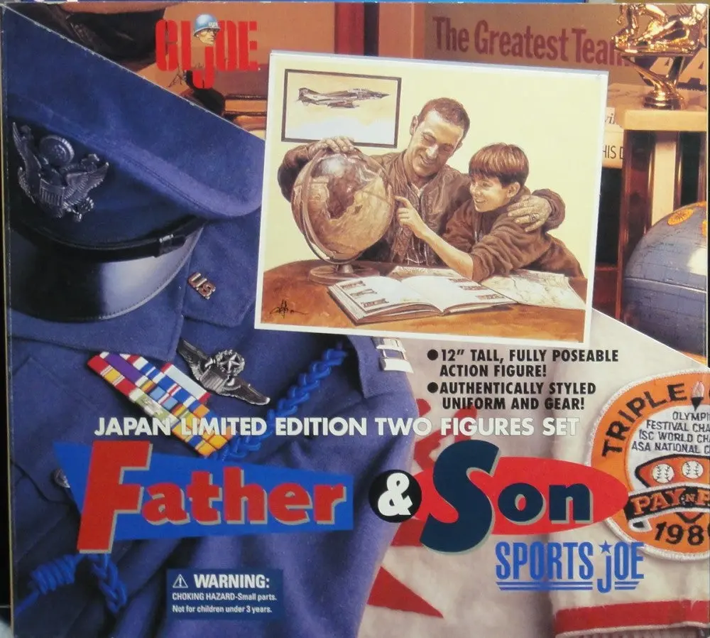 Kenner Hasbro 義勇群英 Gi Joe Japan Limited Edition Two Figures Set Father &Amp; Son Sports Joe 14247 1