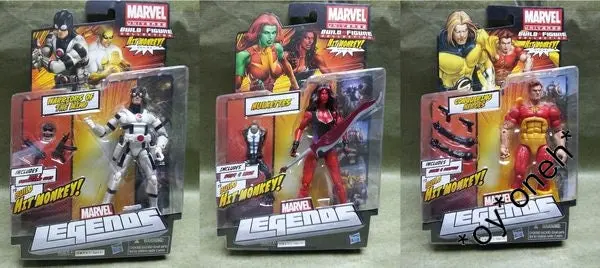 Hasbro Marvel Legends Marvel Universe Build A Figure Collection Hit Monkey Series Conquering Heroes 82096 Warriors Of The Mind 82100 Hulkettes 82104 Set Of 3 (Piu/Tok4-180S) 1140597784 1
