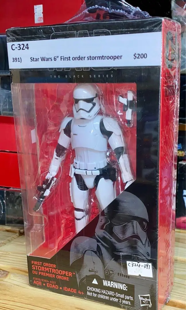 C324-391 Hasbro Star Wars 星球大戰 The Black Series Figure 04 First Order Stormtrooper 36014 1