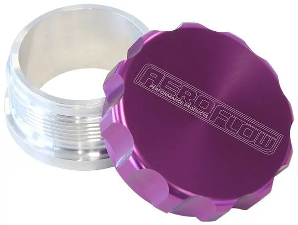 1-Inch Billet Aluminum Weld-On Filler Plug With Purple Anodized Cap (Af460-16Pur) 1