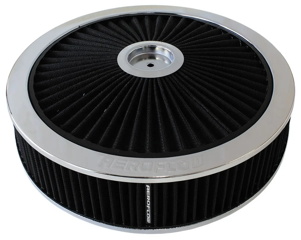 Af2851-3080 Chrome Full-Flow Air Filter Assembly – 14" X 4", 7-5/16" Neck 1