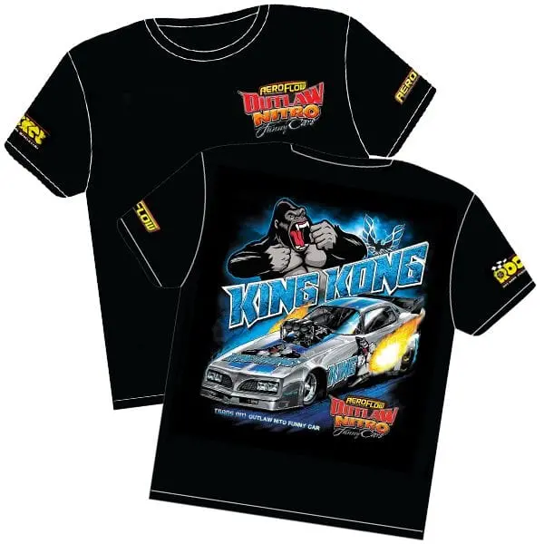 King Kong Pontiac Trans-Am Nitro Funny Car Graphic T-Shirt – Medium 1