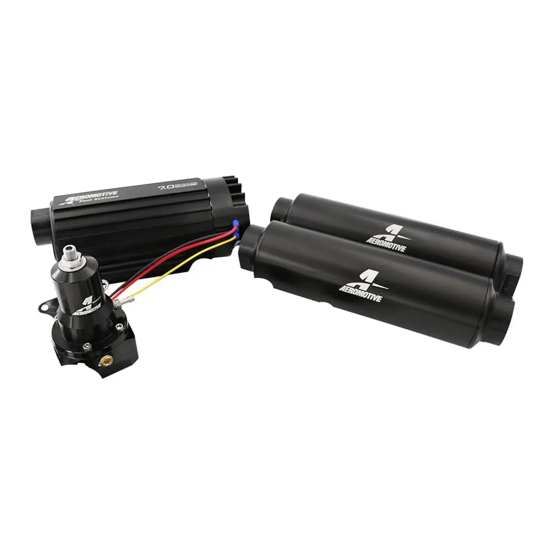Aeromotive 17359 Complete Fuel System Plumbing Kit – An Fittings & Hose Included 1