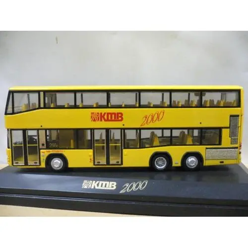 Drumwell 1/76 The Kowloon Motor Bus Kmb Bus 2000 296C Centroliner Millennium Factory Prototype Sample Dw10101 (Yellow) (Kwongwareh) 2