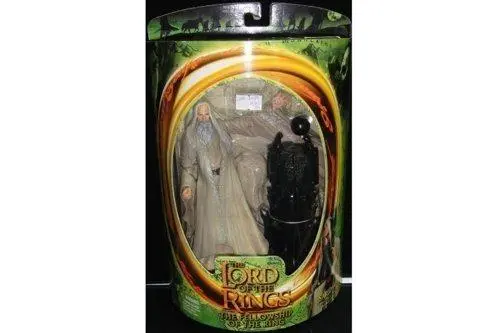 Toy Biz 81023 魔戒首部曲 魔戒現身 薩魯曼 基斯杜化李 The Lord Of The Rings The Fellowship Of The Ring Saruman With Magic Floating Palantir On Base Christopher Lee (Lotr) 1113173391 1