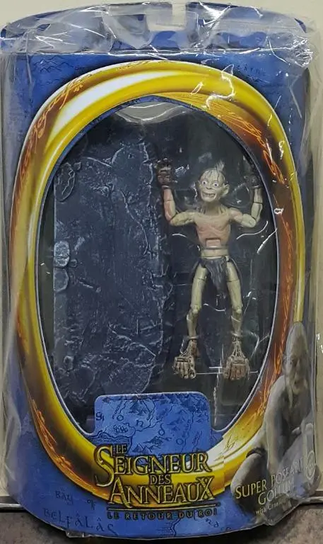 Toy Biz 81311 / 62387 魔戒三部曲 王者再臨 咕嚕 安迪沙基斯 The Lord Of The Rings The Return Of The King Super Poseable Gollum With Crawling Action Andy Serkis (Lotr 店/Sa) 1