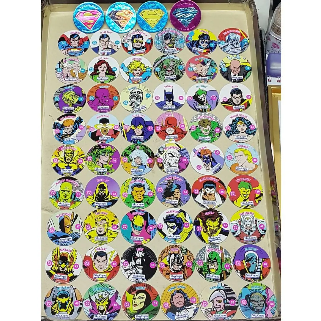 Dc Comics Justice League Superman Batman Wonder Woman Flash Aquaman Shazam Nightwing Hawkman Card 58 Pcs 1