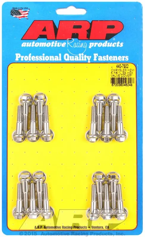 Arp Valve Cover Bolt Kit – High-Strength Alloy Steel, Black Oxide Finish, Complete Set 1