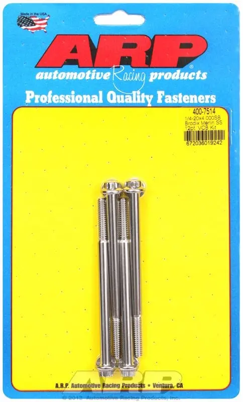 Stainless Steel 12-Point Valve Cover Bolt Kit - Ar400-7514 1