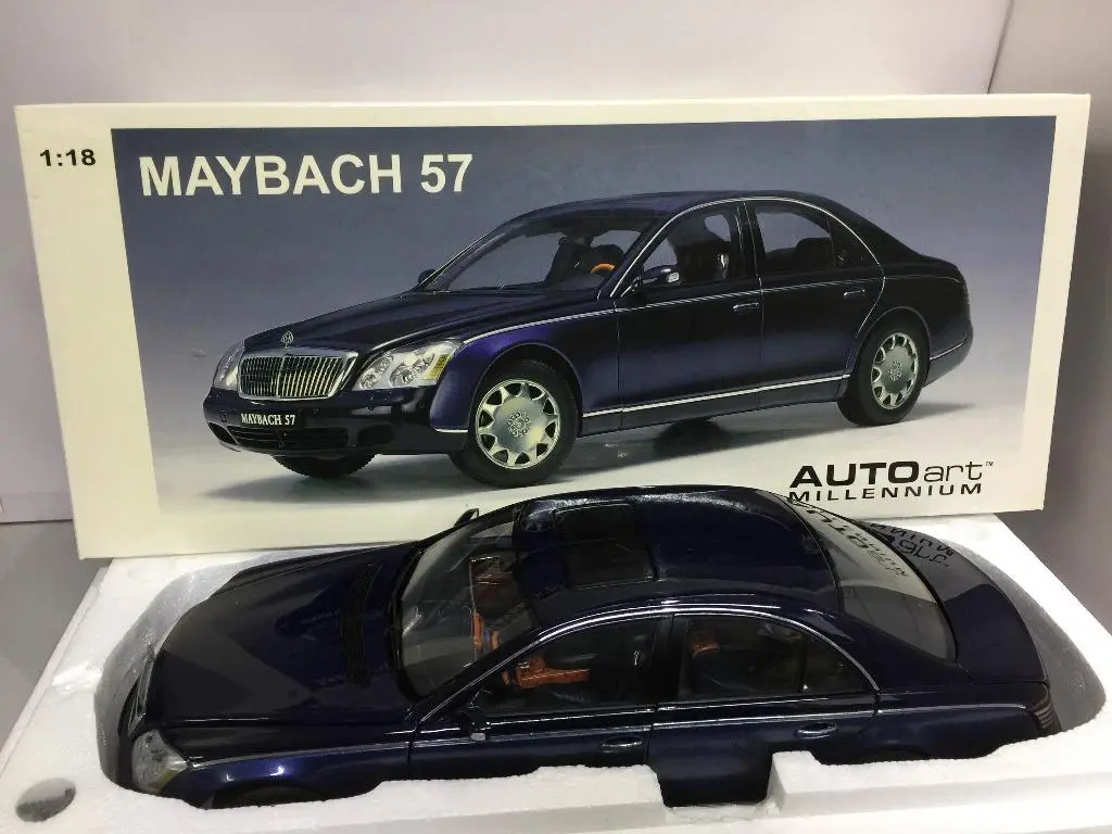 Autoart 1/18 Maybach 57 Swb Cote D'azur Blue Dark (76157) (Buy) 1