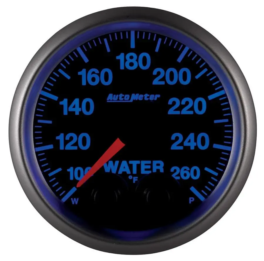 Elite Series Water Temperature Gauge – 2-1/16" Dial, Electric Sending Unit Included 1